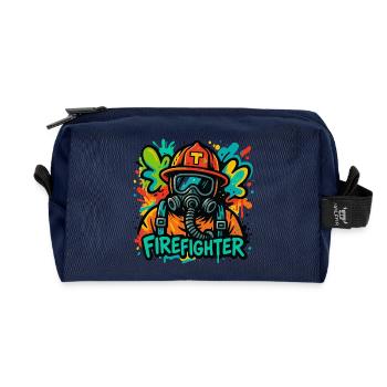 Code Red - Streetstyle Fire Unit - Recycled Toiletry Zip Bag - navy - Front