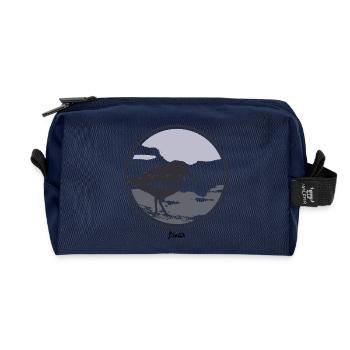 HGWILD - Dunlin - Recycled Toiletry Zip Bag - navy - Front