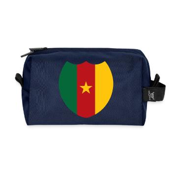 Kamerunische Stolzflagge - Recycelte Kulturtasche - Navy - Vorne