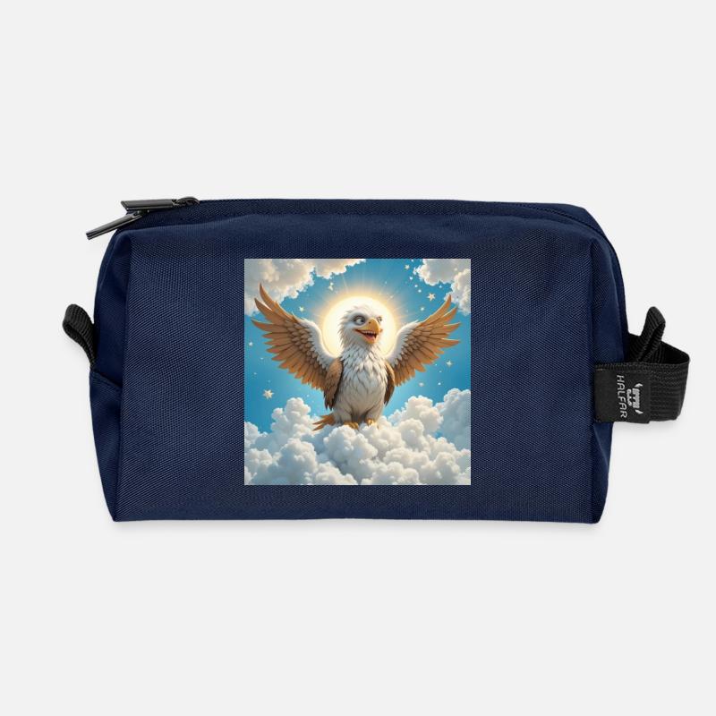 AdlerWolke - Recycelte Kulturtasche - Navy