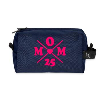Mom 2025 - Recycled Toiletry Zip Bag - navy - Front