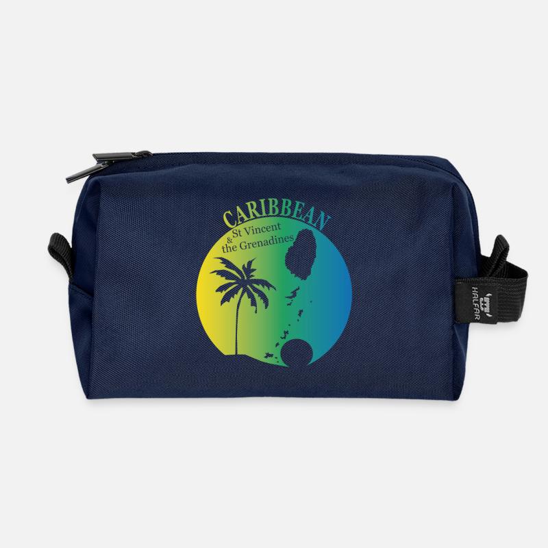 St VINCENT & LES GRENADINES - Trousse de toilette en tissu recyclé - marine
