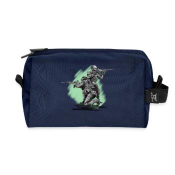 Special Forces - Trousse de toilette en tissu recyclé - marine - Devant