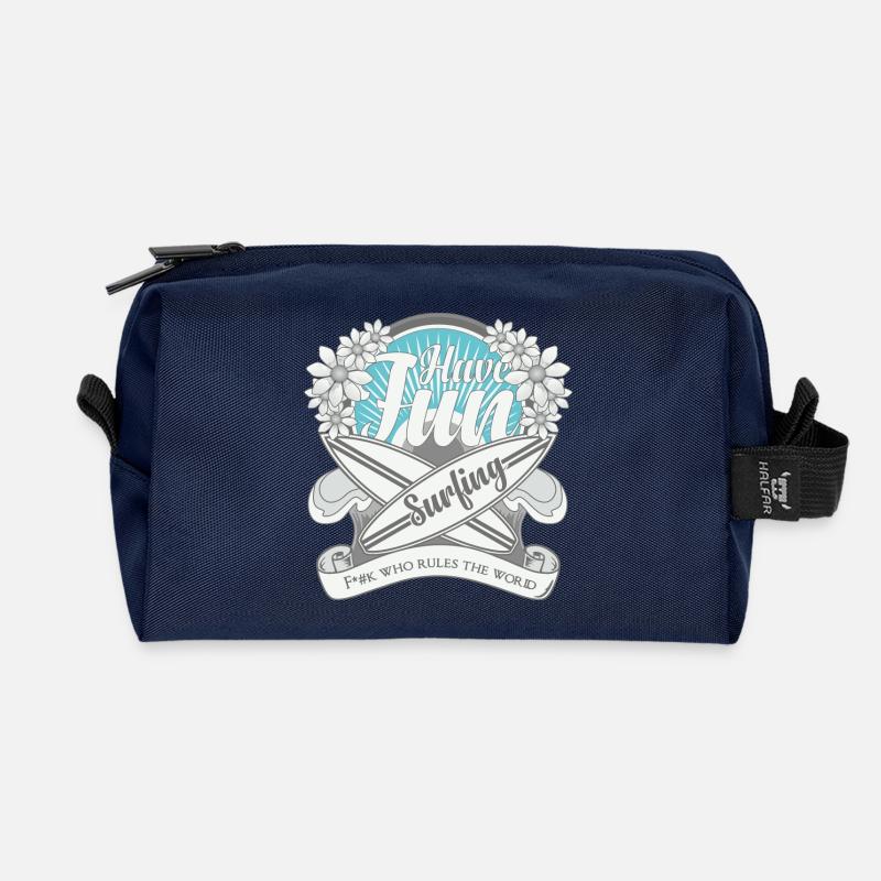 SURFEN, SURFEN - Recycelte Kulturtasche - Navy