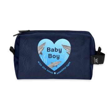 Baby Boy - Recycelte Kulturtasche - Navy - Vorne