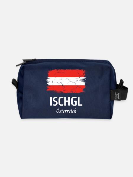 Ischgl - Recycelte Kulturtasche - Navy