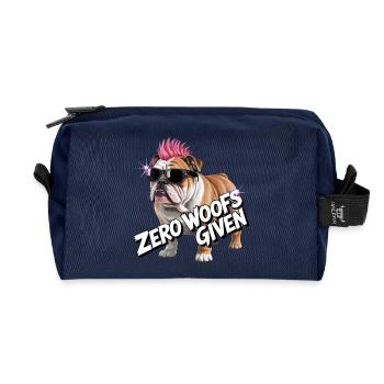Bulldog Punk Mohawk Tee - Recycelte Kulturtasche - Navy - Vorne