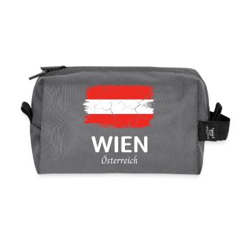 Wien - Recycelte Kulturtasche - Anthrazit - Vorne