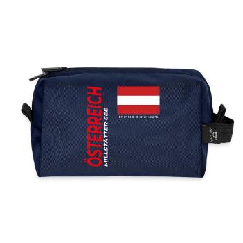Millstätter See - Recycelte Kulturtasche - Navy - Vorne