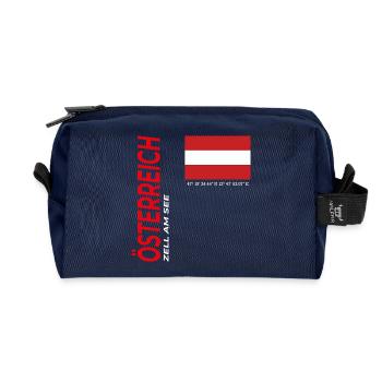 Zell am See - Recycelte Kulturtasche - Navy - Vorne