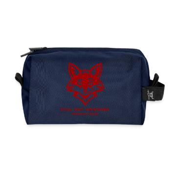 Lustiges Introvertiertes Fuchs-Zitat – immer noch nicht beeindruckt - Recycelte Kulturtasche - Navy - Vorne