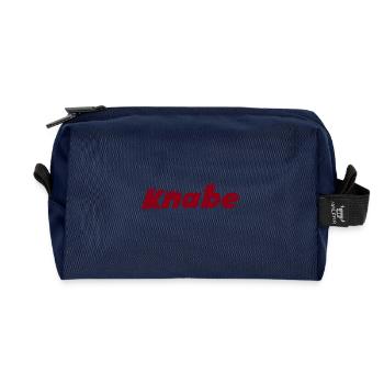 boy - Recycled Toiletry Zip Bag - navy - Front