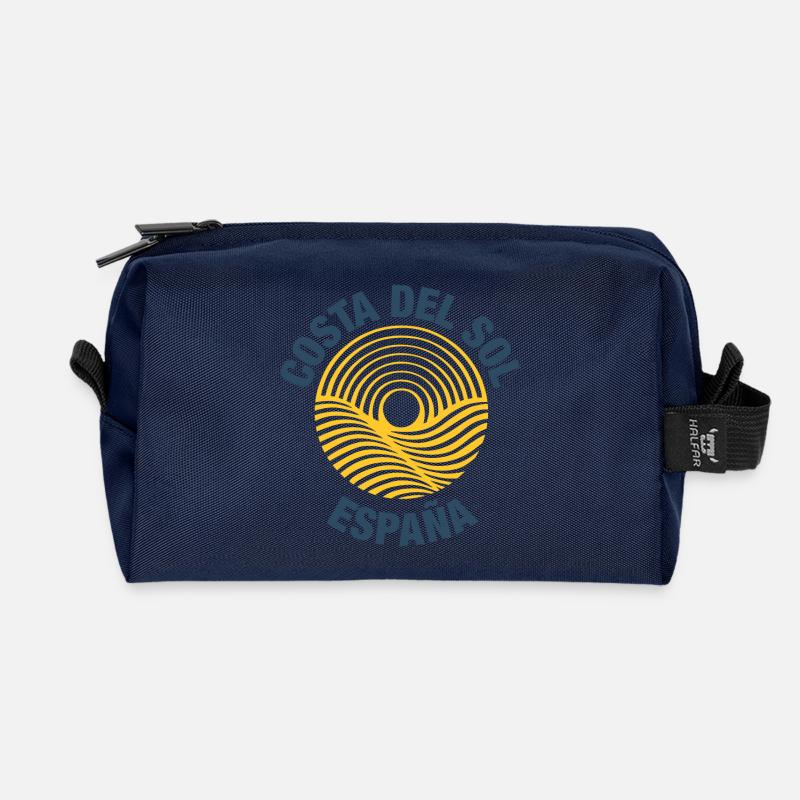 Costa del Sol - Recycelte Kulturtasche - Navy