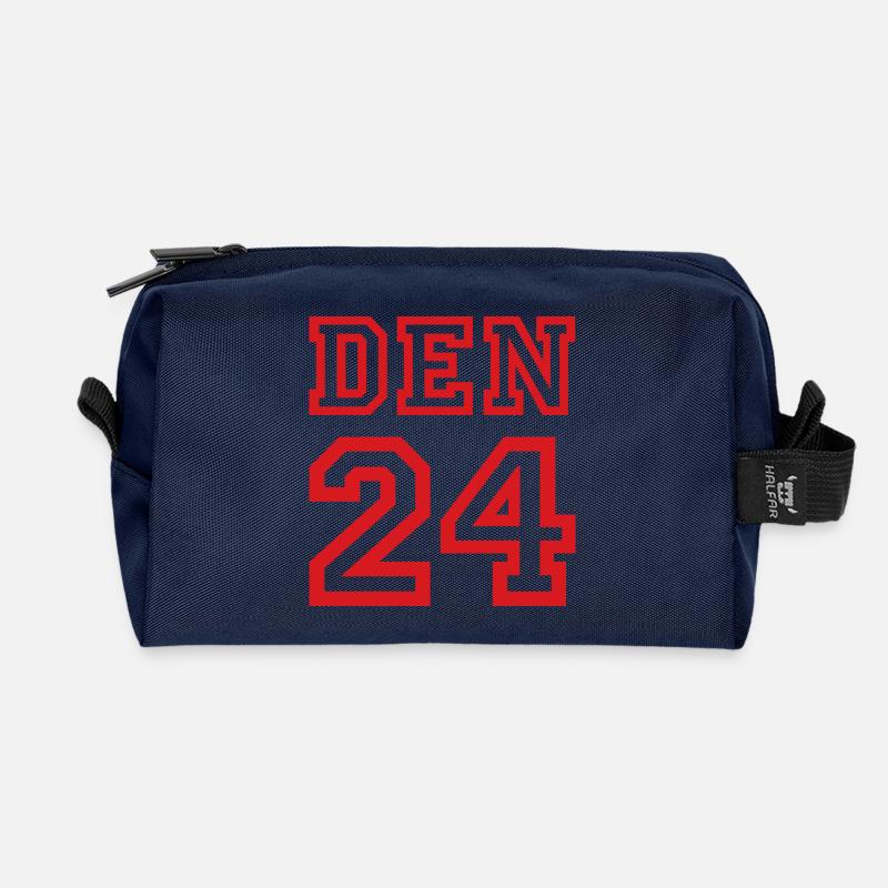 Denmark Dänemark - Recycelte Kulturtasche - Navy