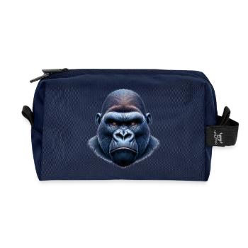 Gorilla - Recycled Toiletry Zip Bag - navy - Front