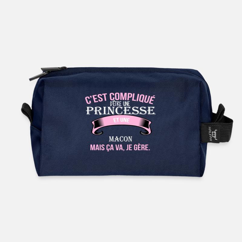 Macon - Trousse de toilette en tissu recyclé - marine
