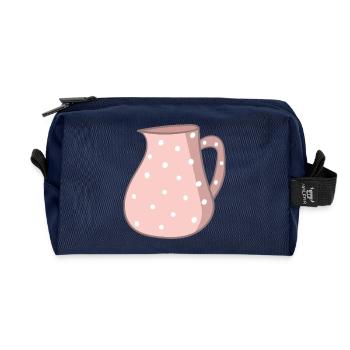 Kanne - Recycelte Kulturtasche - Navy - Vorne