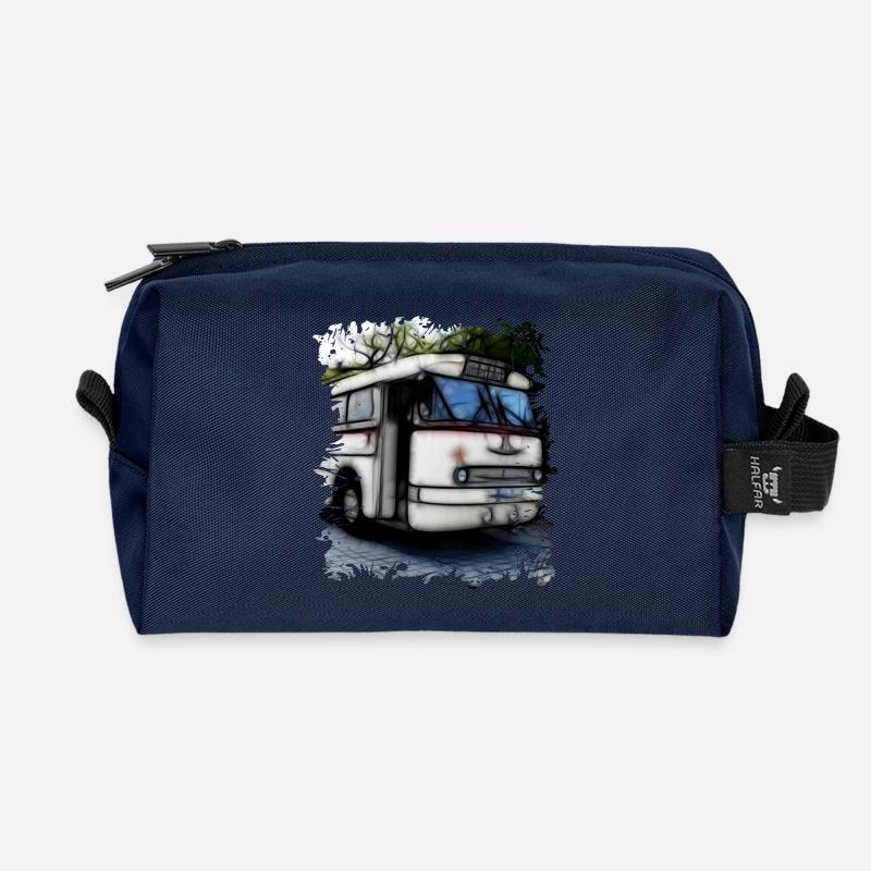 Ikarus 66 - Recycelte Kulturtasche - Navy