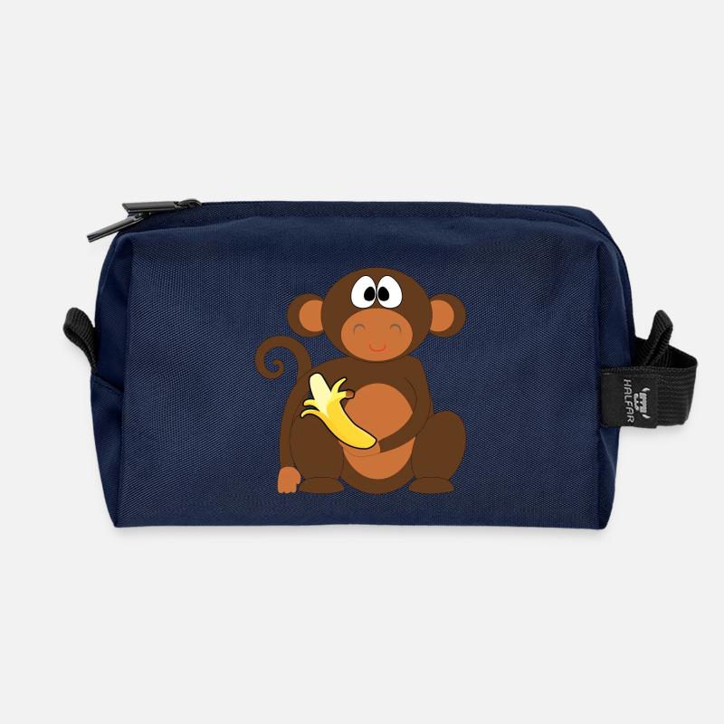Ben mit Banane - Recycelte Kulturtasche - Navy
