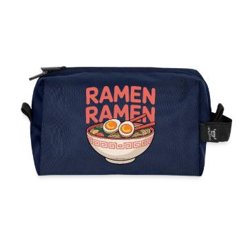 Ramen Bowl Food Lover - Recycelte Kulturtasche - Navy - Vorne