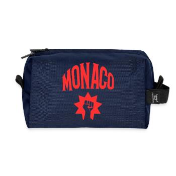Monaco - Recycled Toiletry Zip Bag - navy - Front