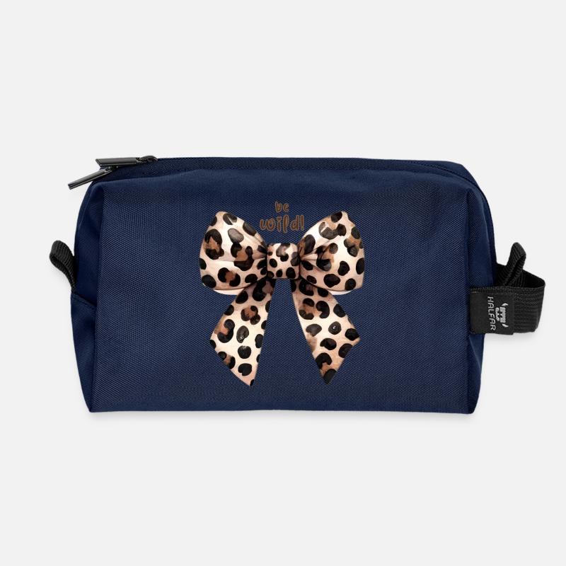 Arc Be Wild Leopard - Trousse de toilette en tissu recyclé - marine