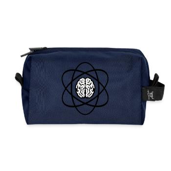 Atomic Brain Core /Cell - Recycled Toiletry Zip Bag - navy - Front