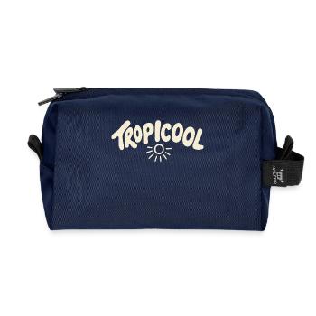 TROPICOOL – la sensation d’été à l’état pur - Trousse de toilette en tissu recyclé - marine - Devant
