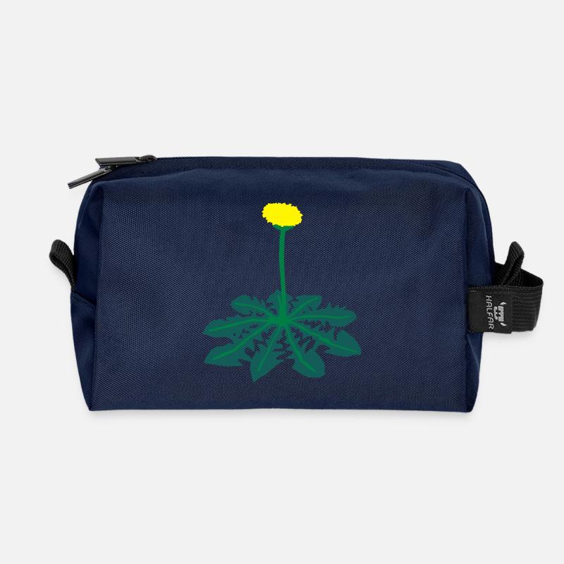 Löwenzahn - Recycelte Kulturtasche - Navy
