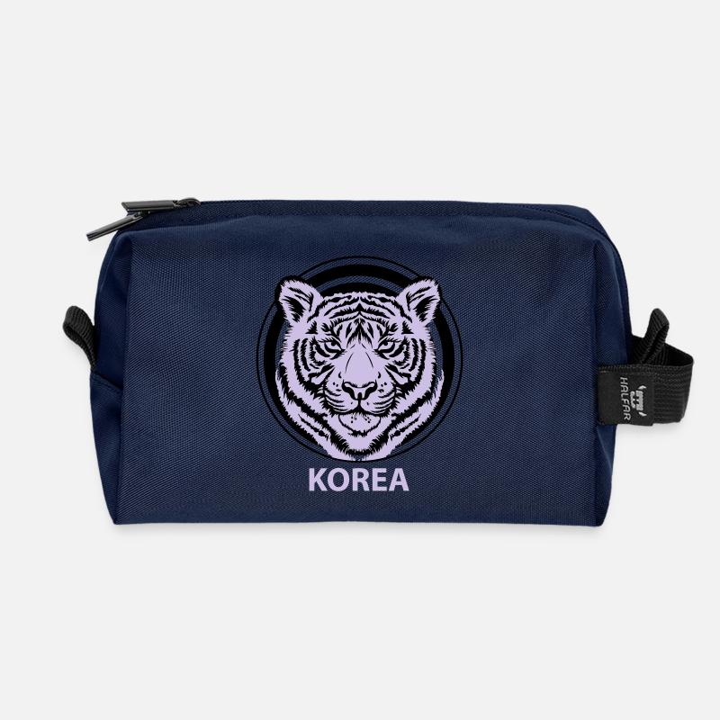 Korea - Recycelte Kulturtasche - Navy