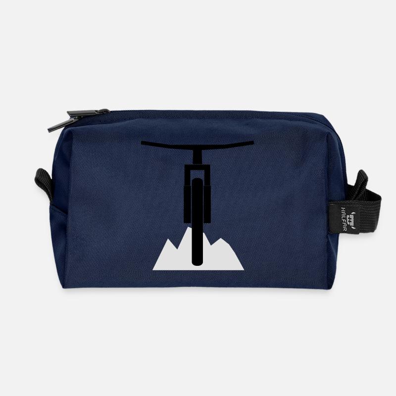 live_to_ride_logo - Recycelte Kulturtasche - Navy