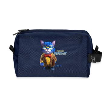 Professor Kritikat - Recycled Toiletry Zip Bag - navy - Front