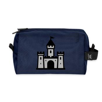Château Symbole Château - Trousse de toilette en tissu recyclé - marine - Devant