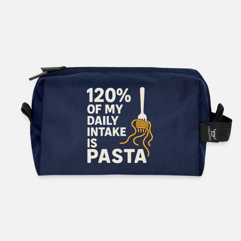 Pasta - Recycelte Kulturtasche - Navy