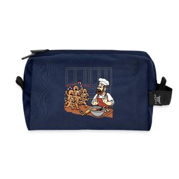 Sweet Freedom  - Recycled Toiletry Zip Bag - navy - Front