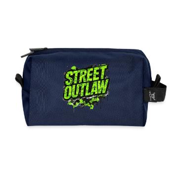 Street Outlaw Camo Tuning Geschenk für Autofans - Recycelte Kulturtasche - Navy - Vorne