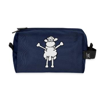 Moppel Schaf Flex - Recycelte Kulturtasche - Navy - Vorne