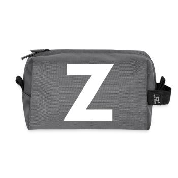 Z - Recycelte Kulturtasche - Anthrazit - Vorne