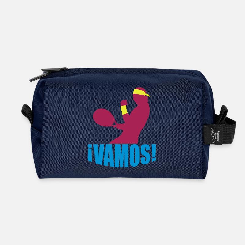 ¡VAMOS! - Recycelte Kulturtasche - Navy
