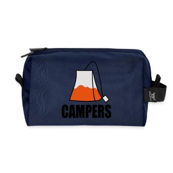 CAMPERS - Recycled Toiletry Zip Bag - navy - Front