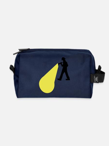 Detektiv - Recycelte Kulturtasche - Navy
