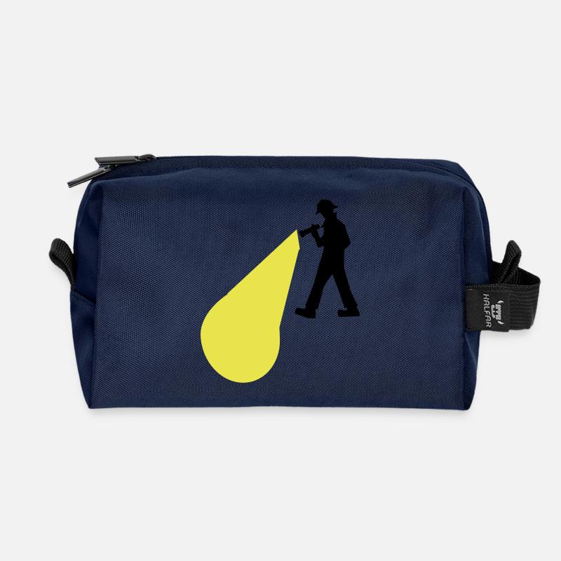 Detektiv - Recycelte Kulturtasche - Navy