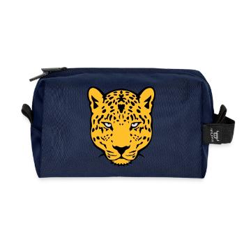 leopards animal sauvage 30 - Trousse de toilette en tissu recyclé - marine - Devant