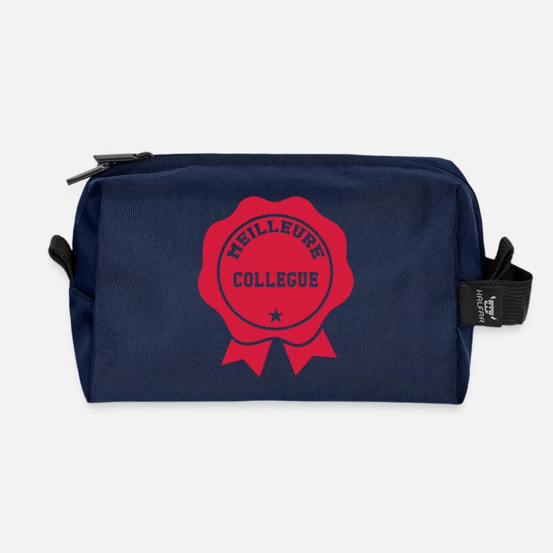 Beste Kollege - Recycelte Kulturtasche - Navy