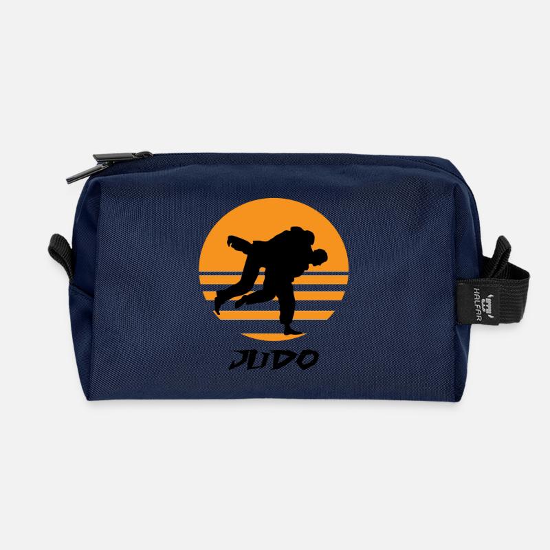 Judo - Recycelte Kulturtasche - Navy