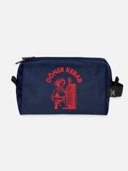 Döner kebab frau - Recycelte Kulturtasche - Navy