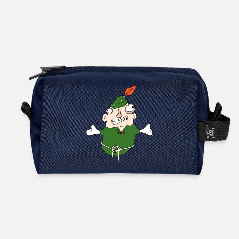 Hug Me If You Can - Recycelte Kulturtasche - Navy