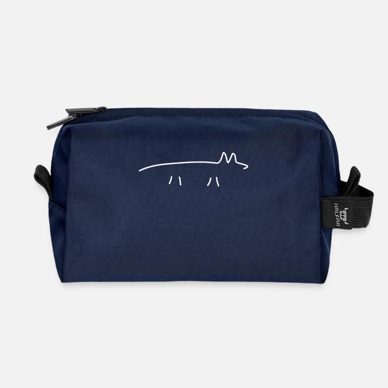 Fuchs - Recycelte Kulturtasche - Navy