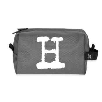 H - Trousse de toilette en tissu recyclé - anthracite - Devant