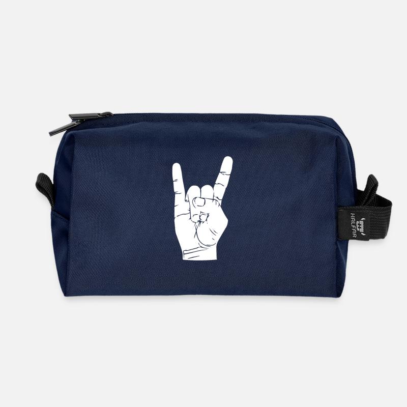 skirt - Recycled Toiletry Zip Bag - navy